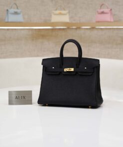 HERMES BIRKIN - 25- NOIR - TOGO - GHW