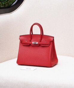HERMES BIRKIN 25 - ROUGE CASAQUE - TOGO - GHW