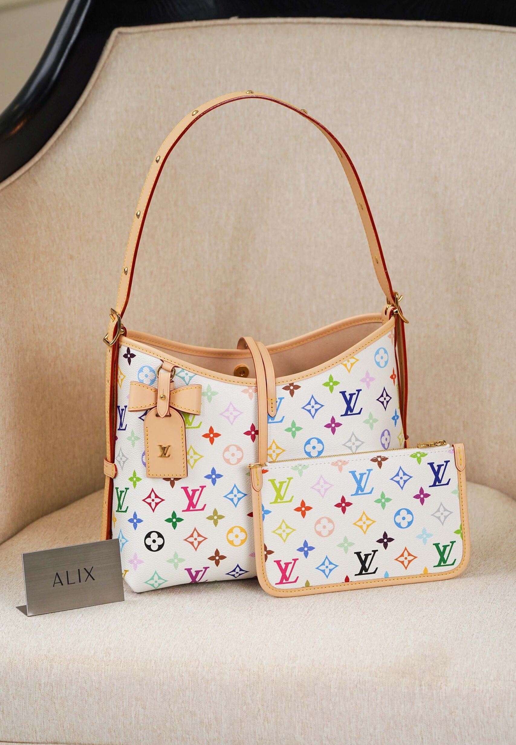LV CARRY ALL - PM - MURAKAMI - MONOGRAM CANVAS - GOLD