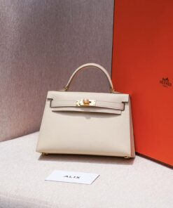 HERMES KELLY – MINI – CRAIE – EPSOM – GHW
