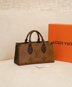 LV ONTHEGO EAST WEST - BROWN - MONOGRAM CANVAS - GOLD