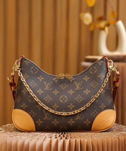 LV BOULOGNE - PM - BROWN - MONOGRAM CANVAS - GOLD