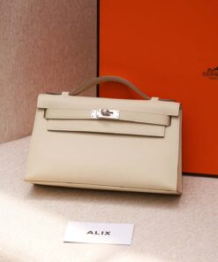 HERMES KELLY POCHETTE - CRAIE - EPSOM - PHW