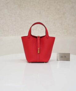 HERMES PICOTIN – 18 – ROUGE COEUR – CLEMENCE – GHW