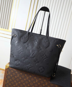 LV NEVERFULL – MM – BLACK – MONOGRAM EMPREINTE – GOLD